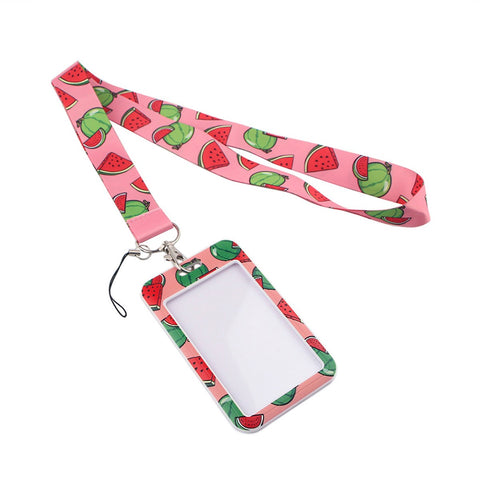 Lanyard with ID Holder Watermelon