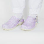 Leather Washable Clog Wash'Go Lavender