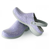 Leather Washable Clog Wash'Go Lavender