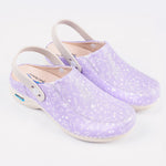 Leather Washable Clog Wash'Go Lavender