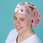 Long Hair Surgical Cap with Elastic Band - Hope