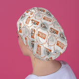 Long Hair Surgical Cap with Elastic Band - BB-8