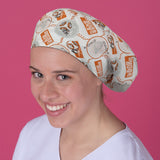 Long Hair Surgical Cap with Elastic Band - BB-8