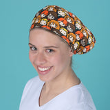 Long Hair Surgical Cap with Elastic Band - Hogwarts Characters