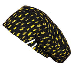 Long Hair Surgical Cap with with Buttons and Elastic Band - Ray