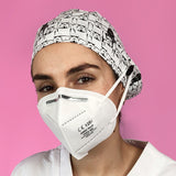 Long Hair Surgical Cap with with Buttons and Elastic Band - Troopers