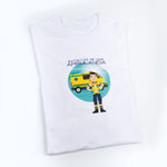 Men's Medical T-Shirt Batallas de Una Ambulancia White 100% Cotton