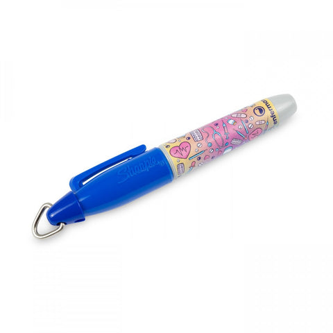 Mini Sharpie Permanent Marker Colorful Blue