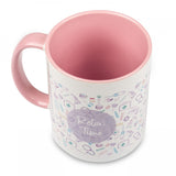 Classic Mug Relax Time - My Sweet Moment White Purple Ceramic