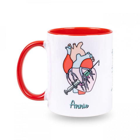 Classic Mug Rebelheart Red Ceramic