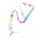 Retractable Lanyard with Carabiner & Safety Clip for ID Card, Scissors, Tweezers, Keys