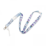 Lanyard with Trident Hook & Carabiner & Safety Clip Physio