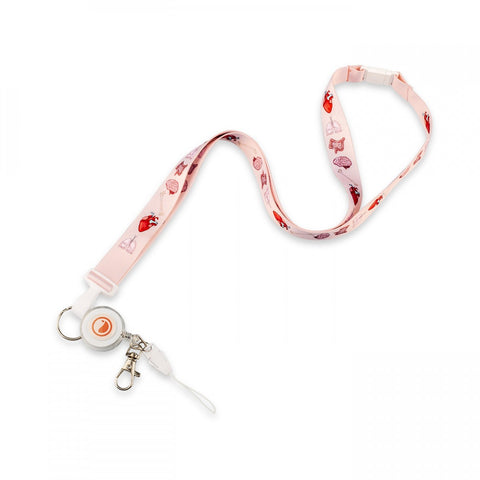 Retractable Lanyard with Carabiner & Safety Clip for ID Card, Scissors, Tweezers, Keys - Organs