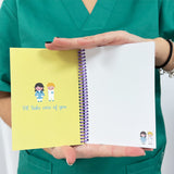 Notebook A6 Lemon Nurse Doctor Medical Student