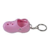 Mini Clog Keychain with Ring Pink