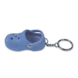 Mini Clog Keychain with Ring Blue