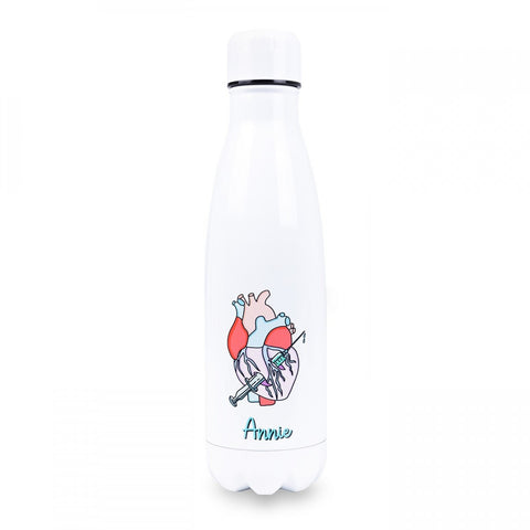 Personalised Custom Name Classic Stainless Steel Thermo Bottle Rebelheart 700ml