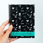 Notebook A6 Black Nurse Doctor Medical Student