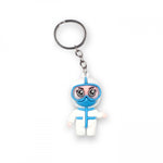 Rubber Keychain Nurse with PPE