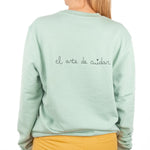 Custom Unisex Medical Healthcare Sustainable Sweatshirt Green