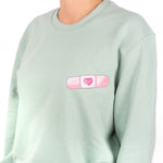 Custom Unisex Medical Healthcare Sustainable Sweatshirt Green 