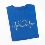 Custom Women's Fitted Medical T-Shirt Sky Royal Blue