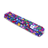 Headband Mask Holder with Buttons 100% Cotton Paisley