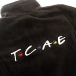 Personalised Custom Name Men Fleece Jacket Black Design 1 TCAE