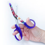 Bandage Scissors with Decorated Blade Flowers Autoclavable Stainless Steel