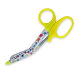 Bandage Scissors with Decorated Blade Stars Autoclavable Stainless Steel