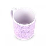 Classic Mug Nurse Print Purple Ceramic El Arte de Cuidar