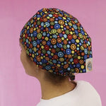 Short Hair Surgical Cap with Adjustable Laces - Color Gear