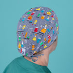 Short Hair Surgical Cap with Adjustable Laces - Laboratory Stuff