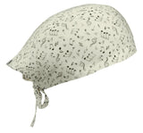 Short Hair Surgical Cap with Adjustable Laces - Musical Notes