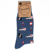 Cotton Socks Nurse Doctor Hospital Work & Travel Emergency Blue Unisex