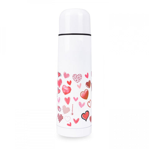 Stainless Steel Thermo Bottle with Cap Self-love 500ml