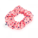 Scrunchie 100% Cotton Soft Elastic Strawberry Hearts