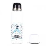 Personalised Custom Name Classic Stainless Steel Thermo Bottle with Cap Physio 700ml Spanish