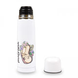 Personalised Custom Name Classic Stainless Steel Thermo Bottle with Cap Midwife Life Baby Print 500ml