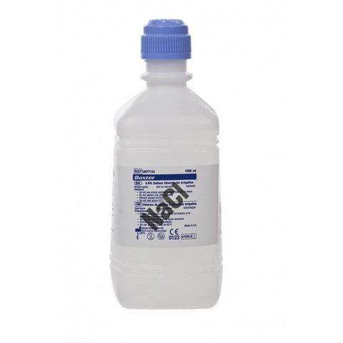 1000ml Sodium Chloride 0.9% for Irrigation Pour Bottle UKF7124