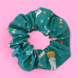 Scrunchie 100% Cotton Soft Elastic Nurse Care Turquoise