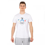 Unisex Medical T-Shirt Go to Your Physio White 100% Cotton