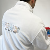 Personalised Custom Name Men Fleece Jacket White Design 1 Nurse