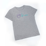 Custom Women's Fitted Medical T-Shirt Grey 100% Cotton