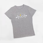 Custom Women's Fitted Medical T-Shirt Grey 100% Cotton Harry Porter