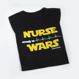 Custom Women's Fitted Medical T-Shirt Black