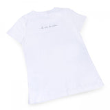 Women's Fitted T-Shirt Band-Aid White 100% Cotton  "El arte de cuidar" ("The Art of Caring") 