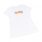 Women's Fitted T-Shirt EKG White 100% Cotton