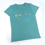 Custom Women's Fitted Medical T-Shirt Austral Green 100% Cotton