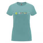 Custom Women's Fitted Medical T-Shirt Austral Green 100% Cotton